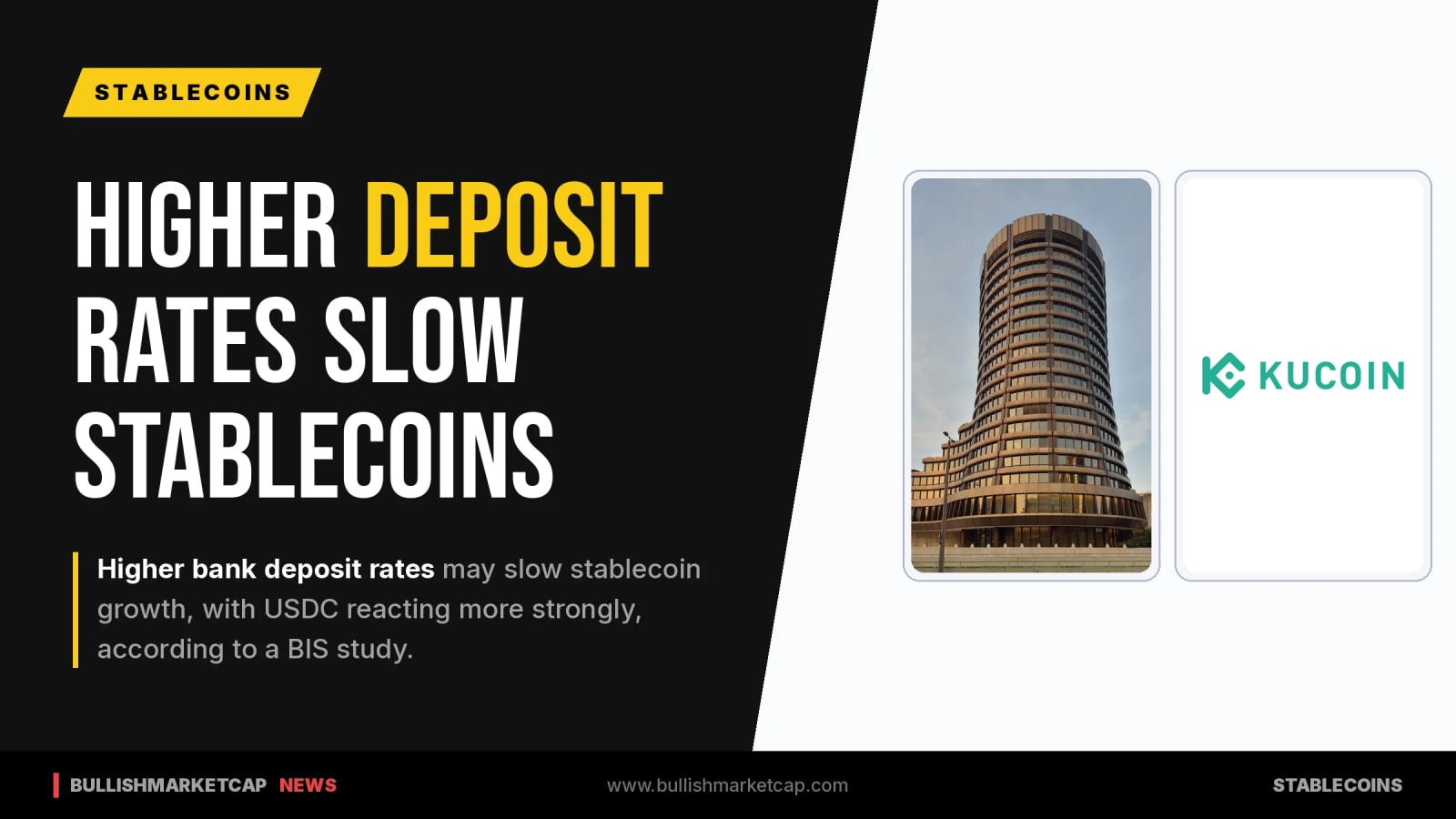 BIS Study Finds Higher Deposit Rates May Slow Stablecoin Growth