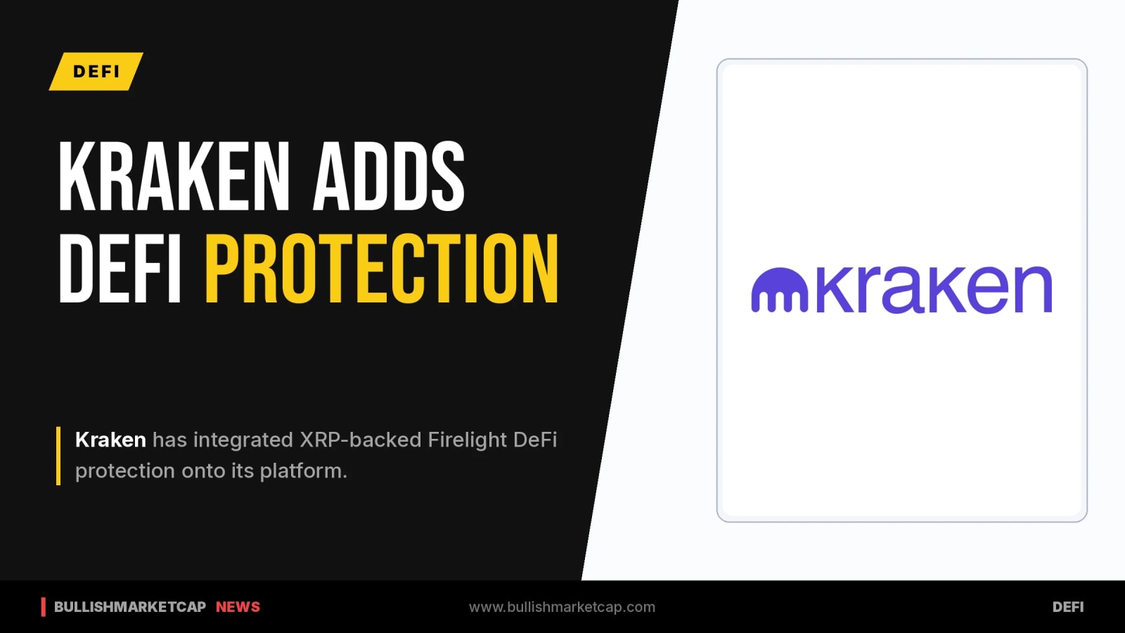 Kraken Integrates XRP-Backed Firelight DeFi Protection