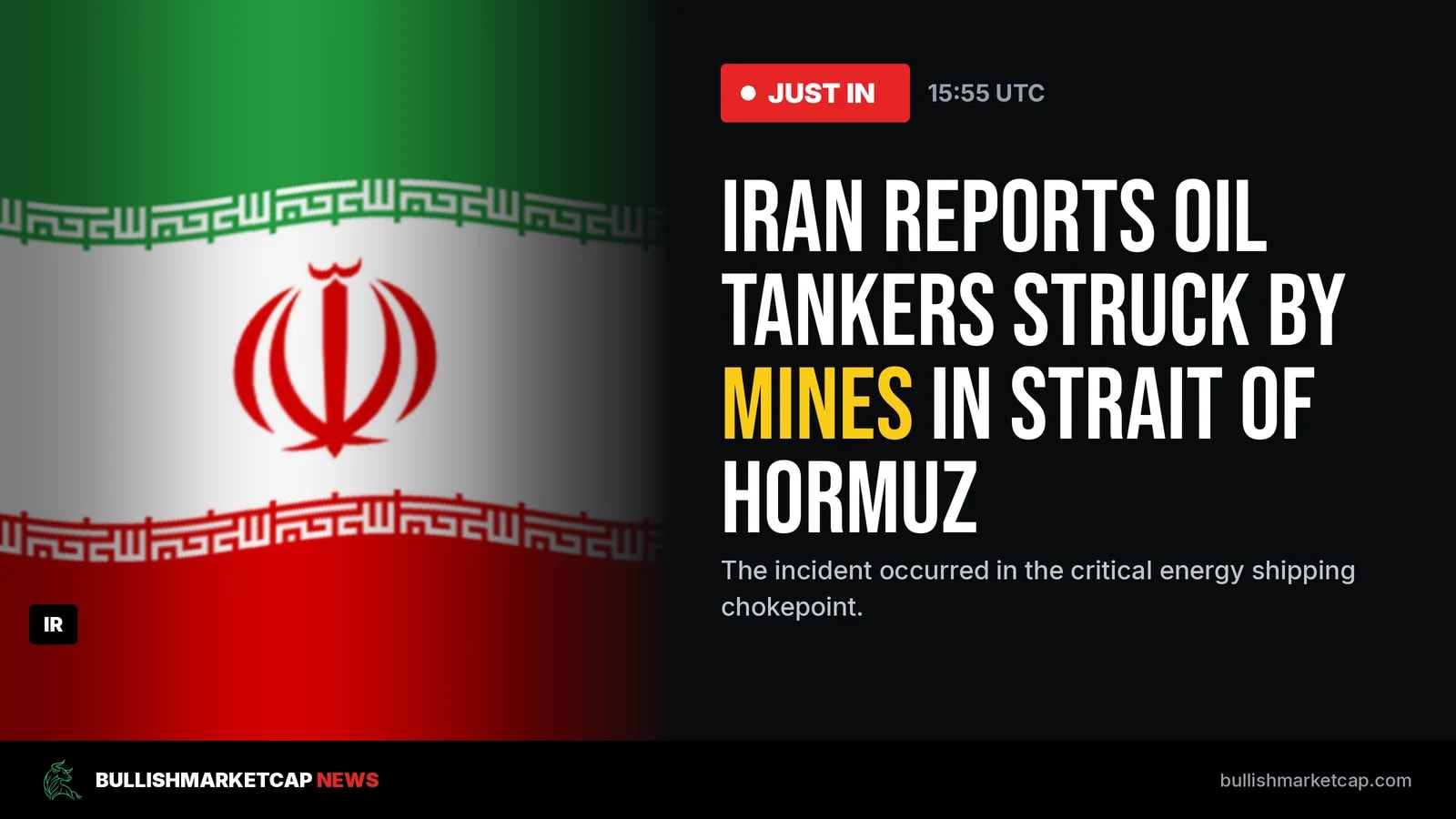 Second Supertanker Strikes Naval Mine in Strait of Hormuz