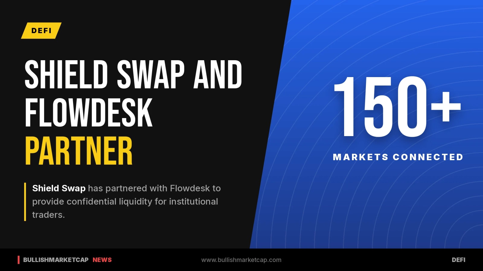 Shield Swap Partners With Flowdesk for Institutional Liquidity