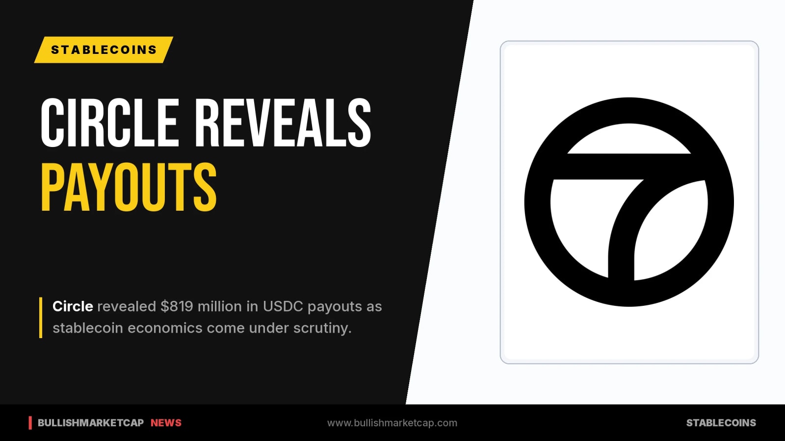 Circle Reveals $819 Million USDC Payouts Amid Scrutiny