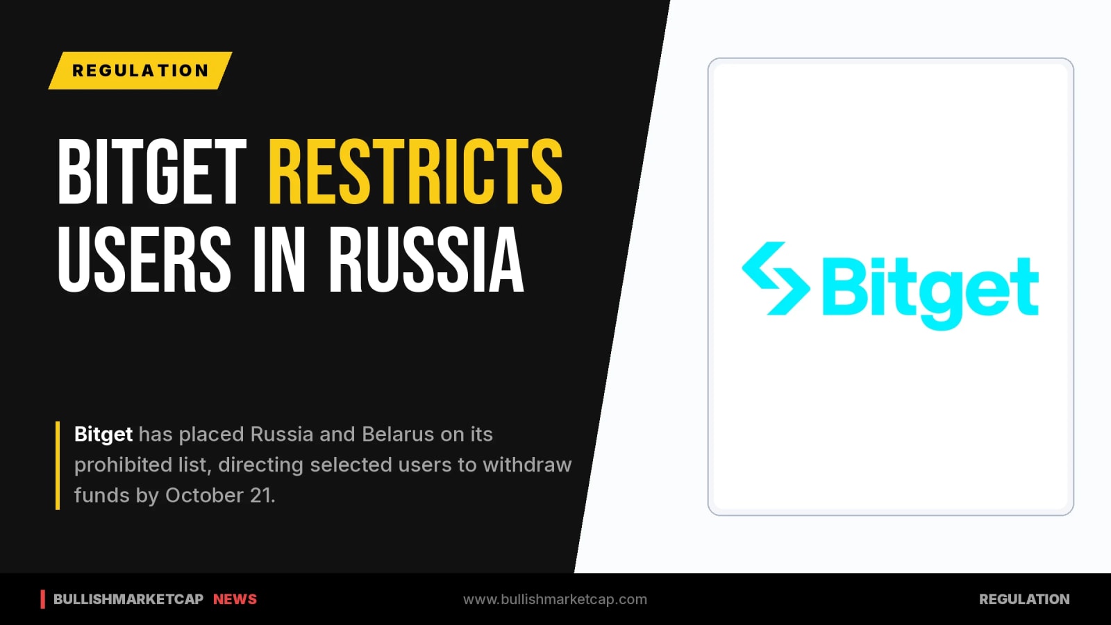 Bitget Restricts Russia and Belarus Users Under New Rules