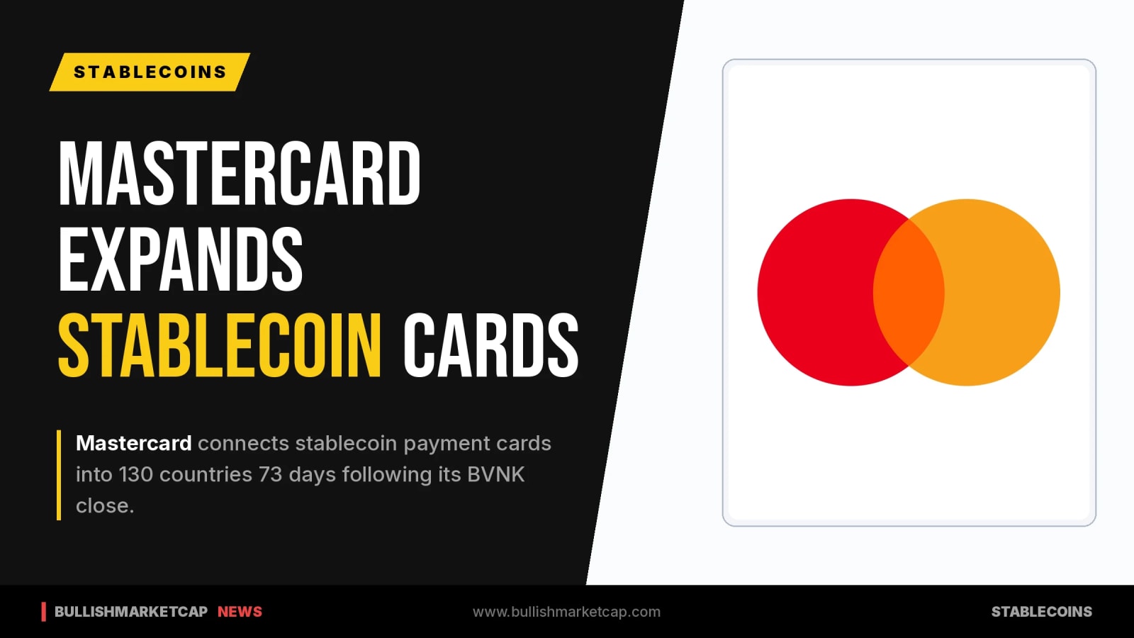 Mastercard Deploys Stablecoin Cards Across 130 Countries