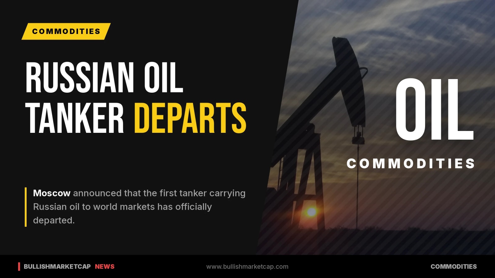 First Tanker Carrying Russian Oil Departs for Global Markets