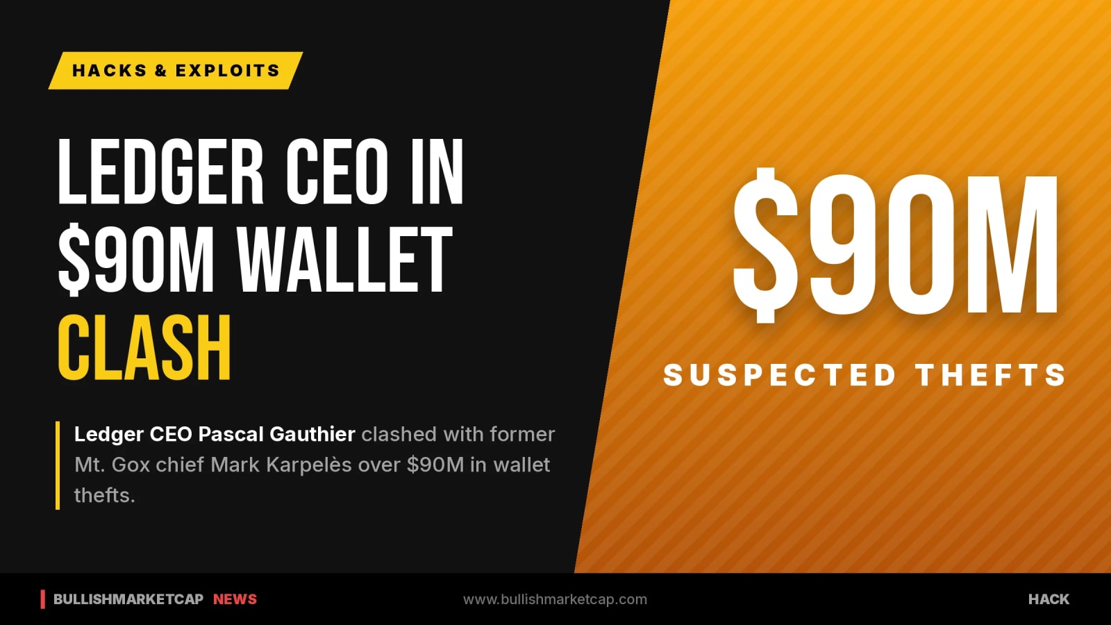 Ledger CEO Clashes With Ex-Mt. Gox Boss Over Wallet Thefts