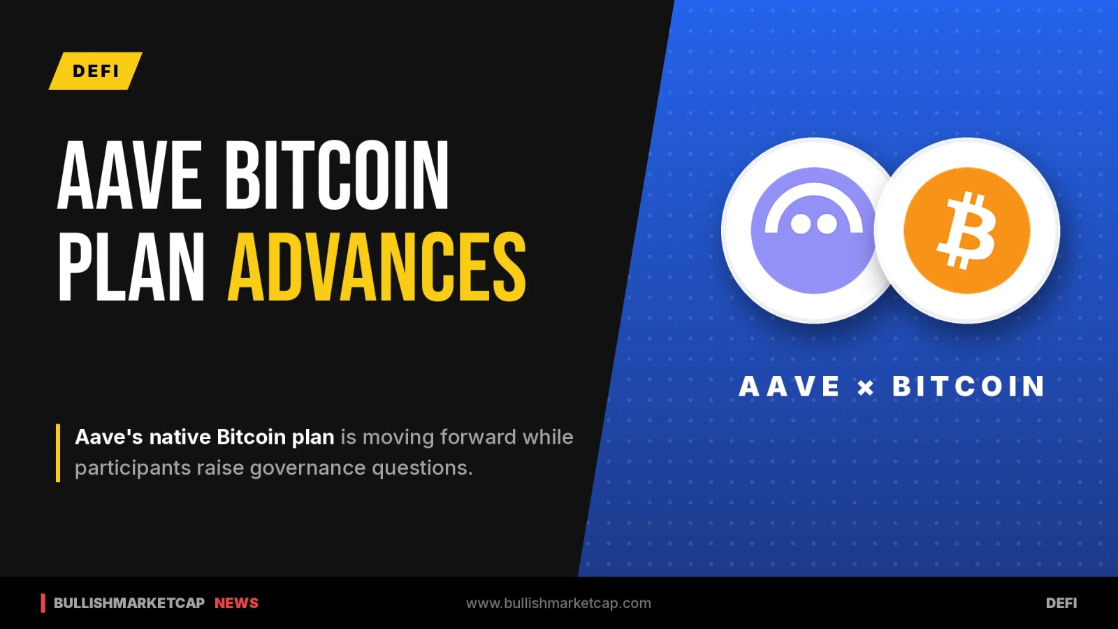 Aave Advances Native Bitcoin Integration Amid Governance Queries