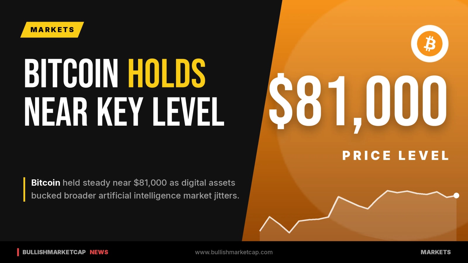 Bitcoin Holds Near $81,000 Amid Digital Asset Resilience