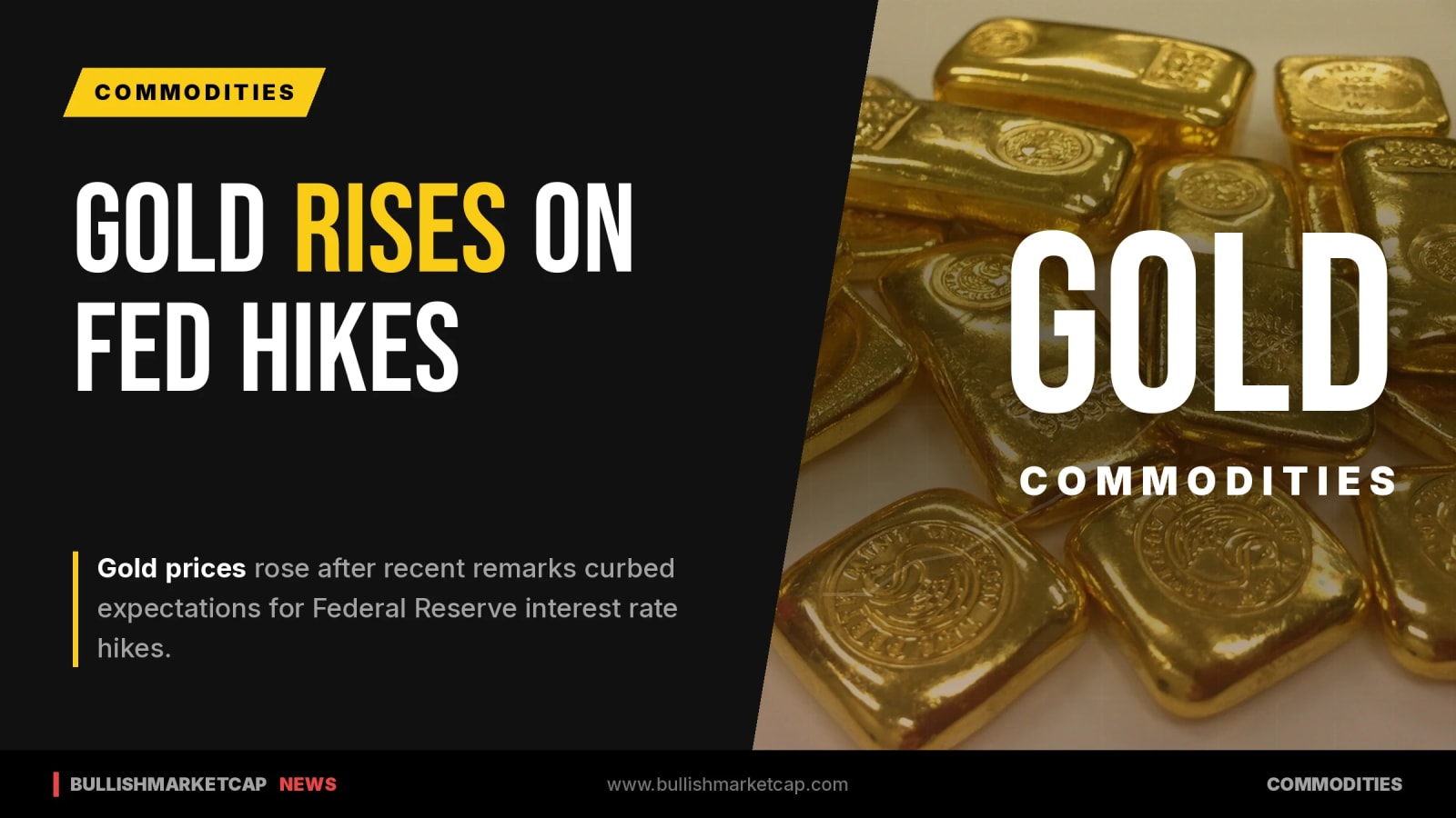 Gold Rises As Warsh Remarks Curb Fed Rate Hike Bets