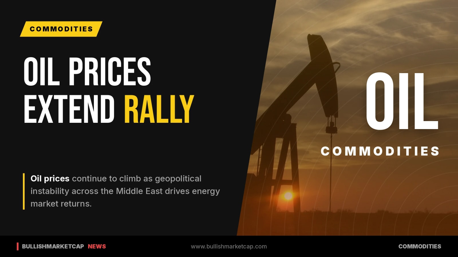 Oil Prices Rise on Middle East Geopolitical Instability