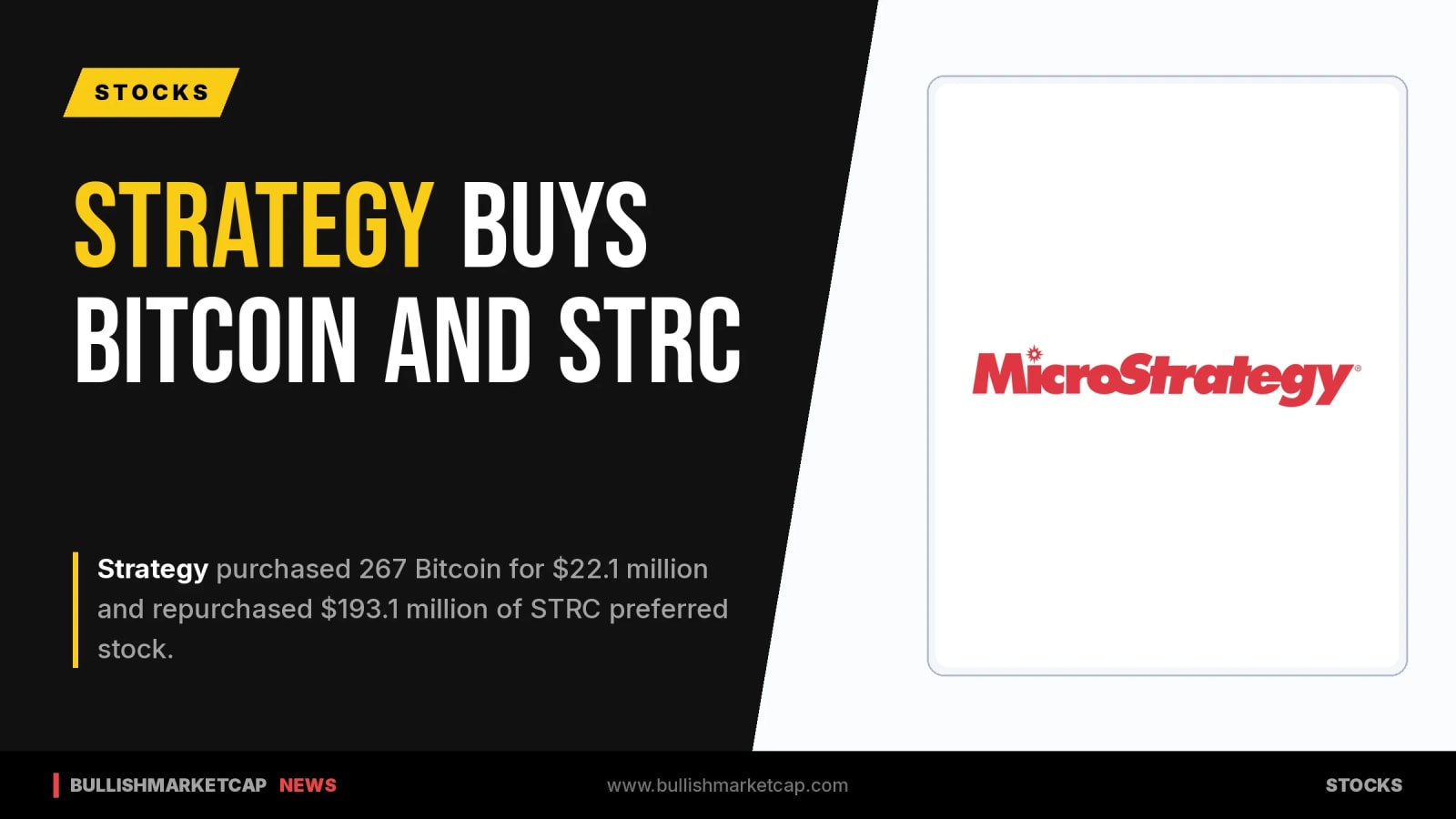 Strategy Adds 267 Bitcoin and Repurchases Preferred Stock