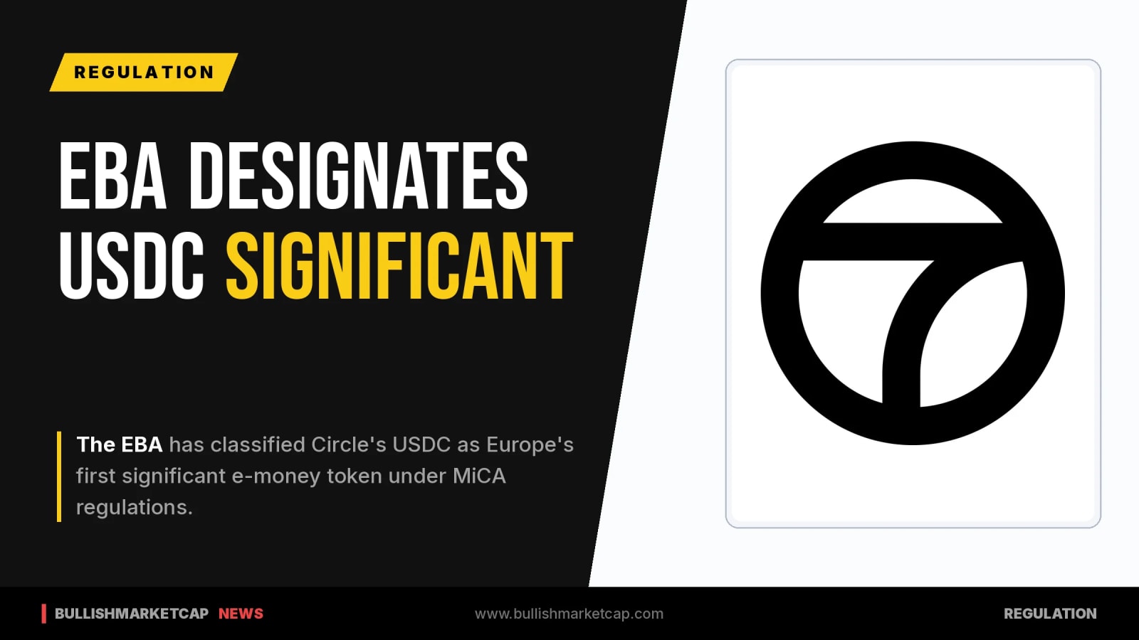 EBA Designates Circle USDC As Europe's First Significant E-Money Token