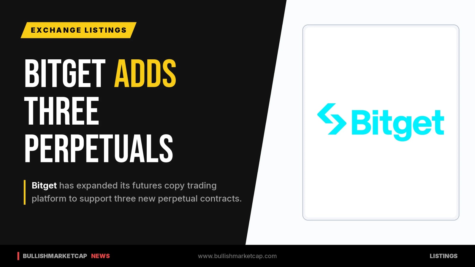Bitget Adds Three Perpetual Futures to Copy Trading