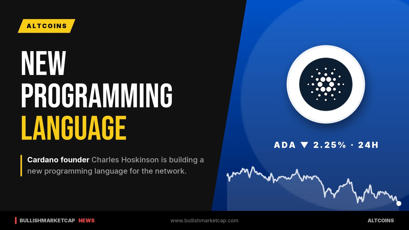 Cardano Founder Charles Hoskinson Builds New Network Language