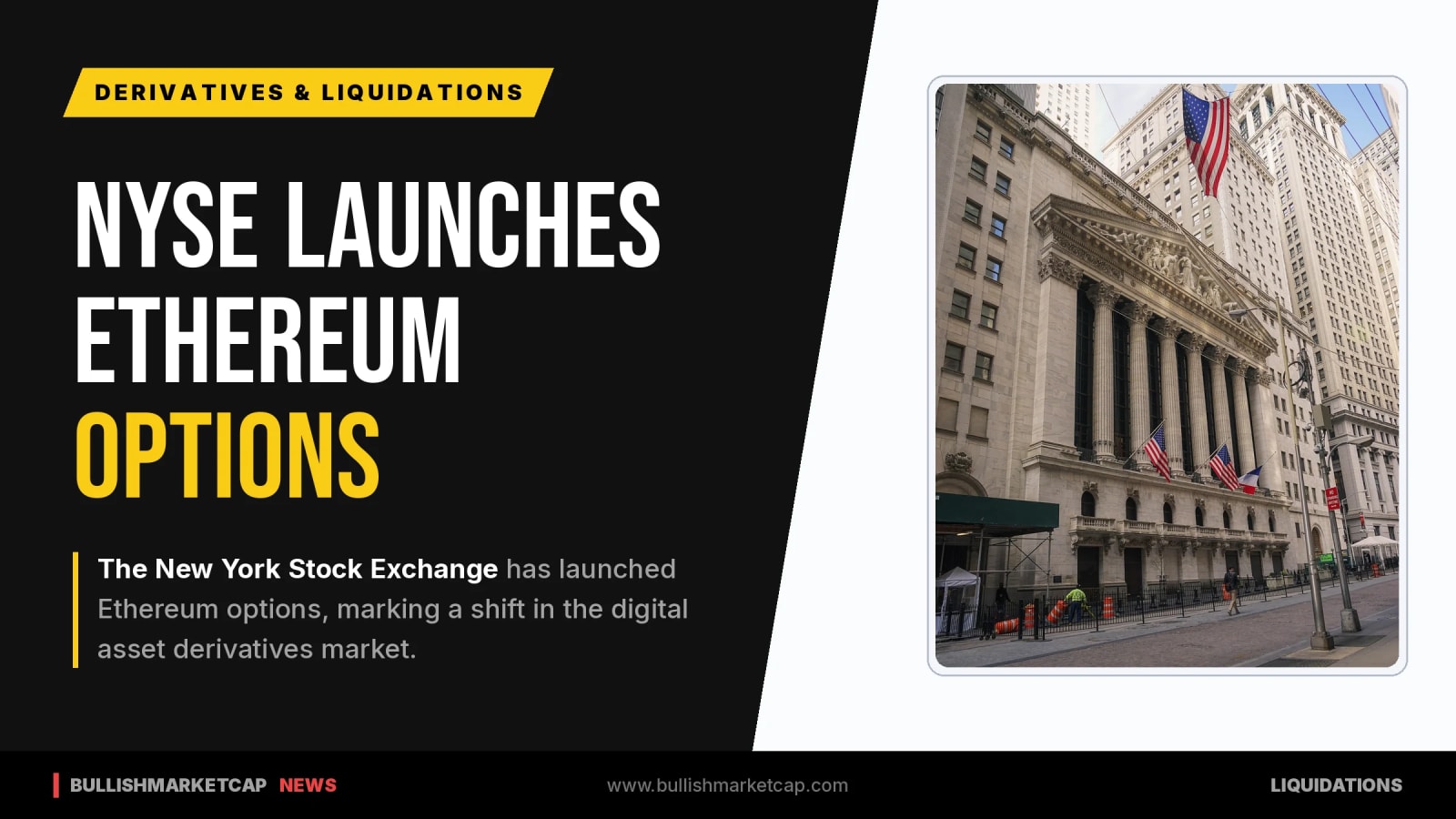 NYSE Launches Ethereum Options to Shift Derivatives Market