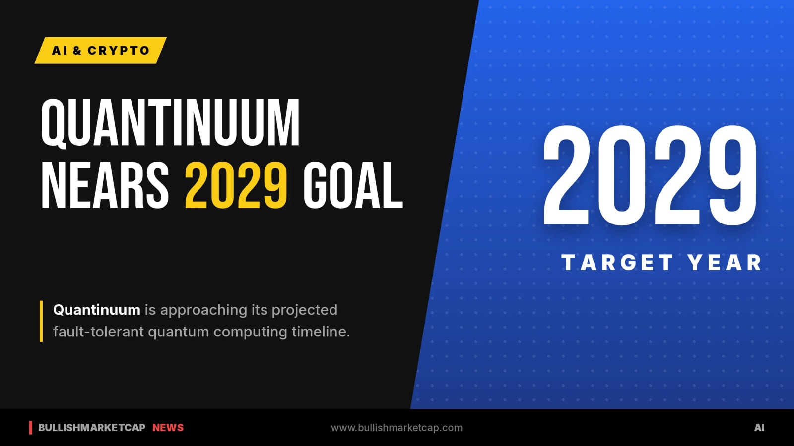 Quantinuum Nears 2029 Fault-Tolerant Quantum Target