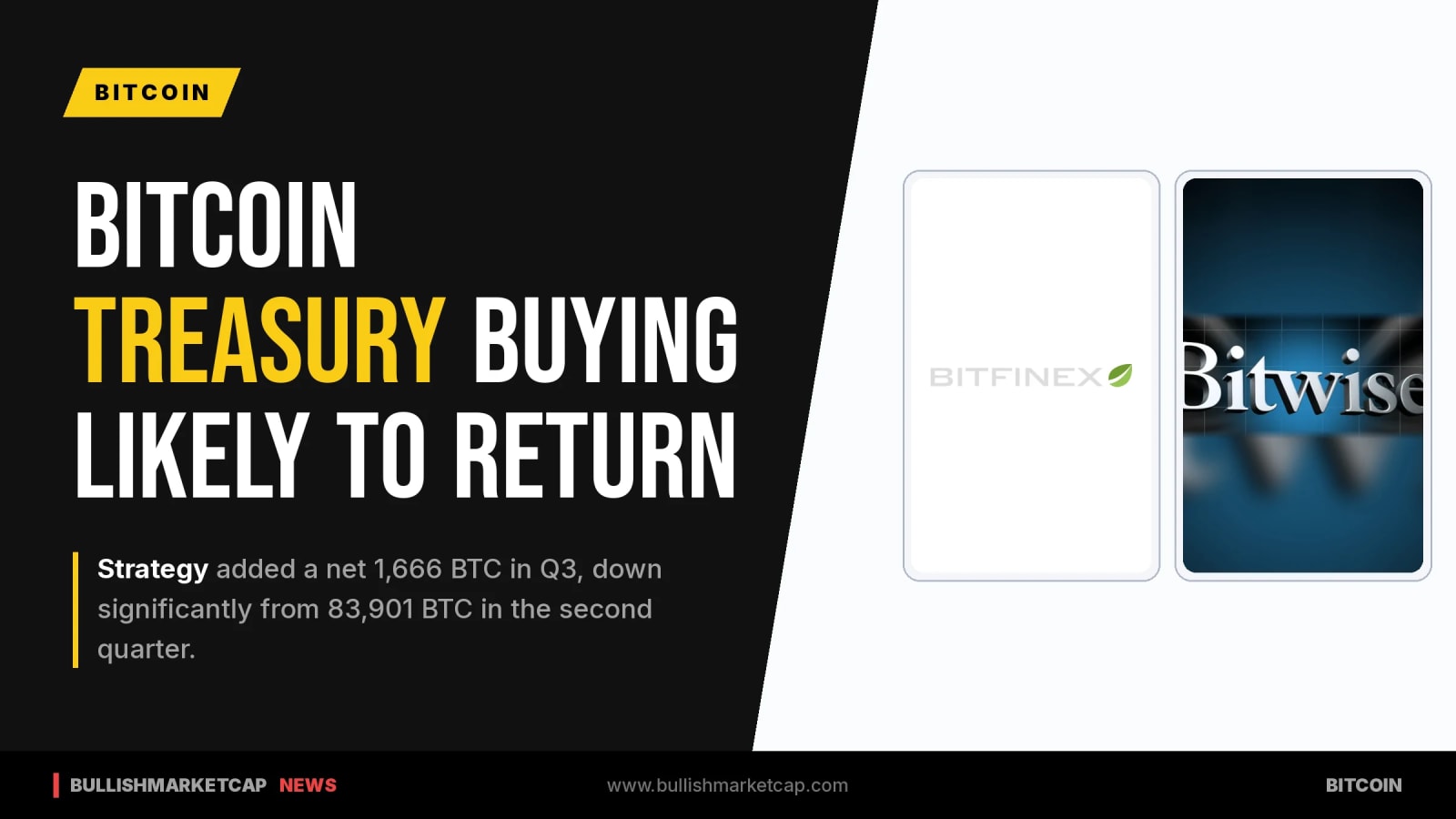Bitcoin Treasury Buying May Return as Rally Looms