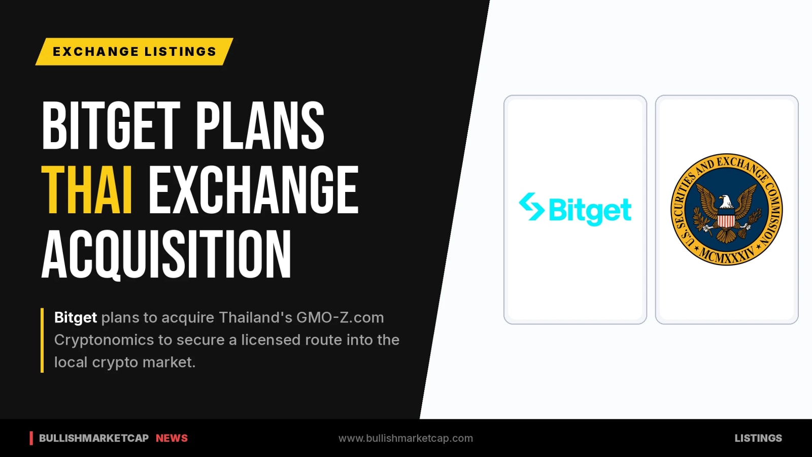 Bitget Plans Acquisition of Thai Crypto Exchange GMO-Z.com