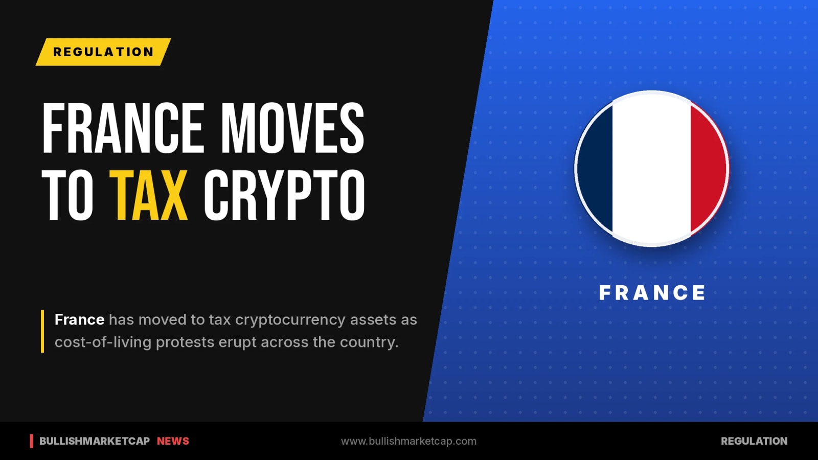 France Moves to Tax Crypto Amid Cost-of-Living Protests