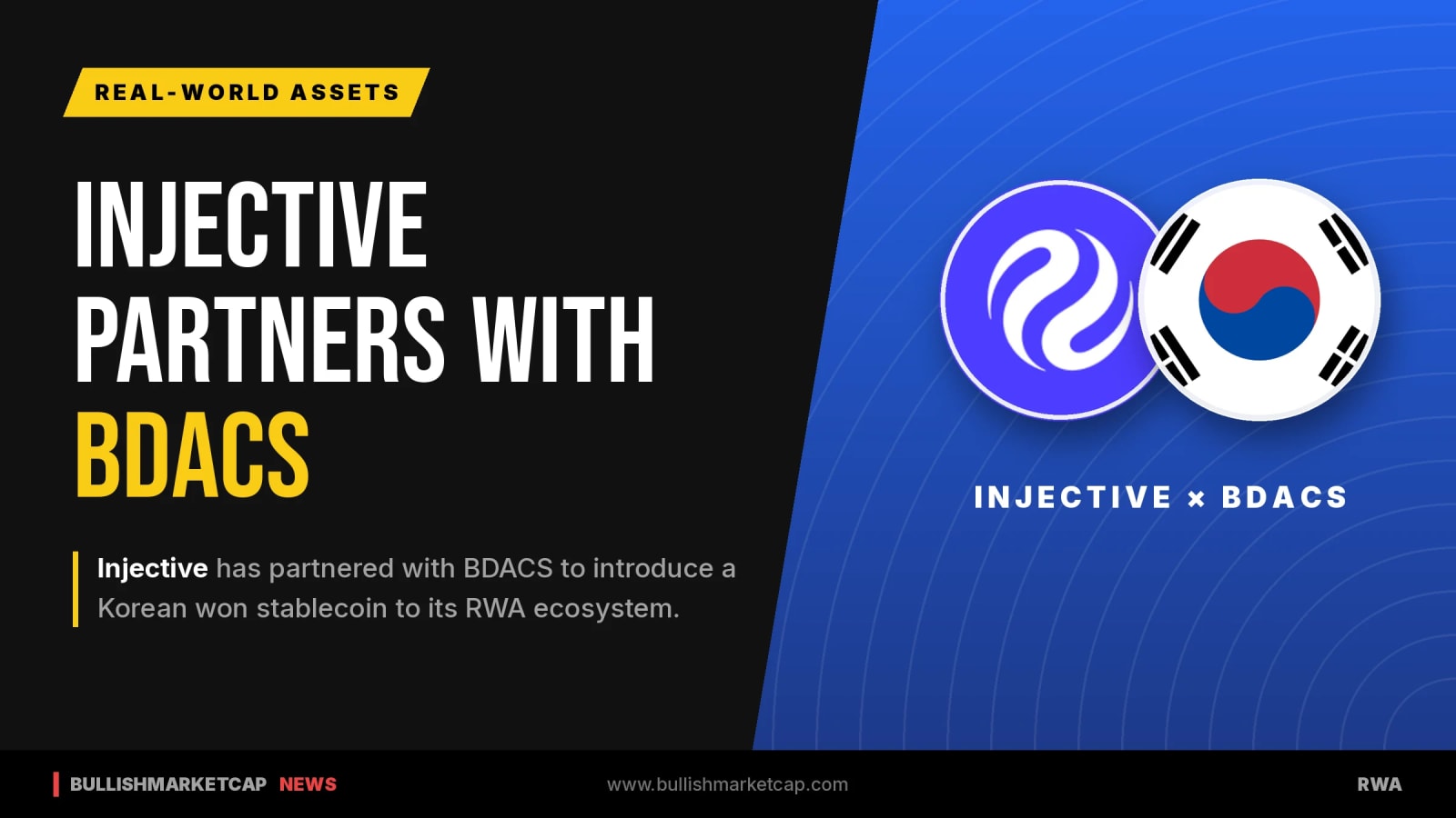 Injective Partners With BDACS For Won Stablecoin Ecosystem