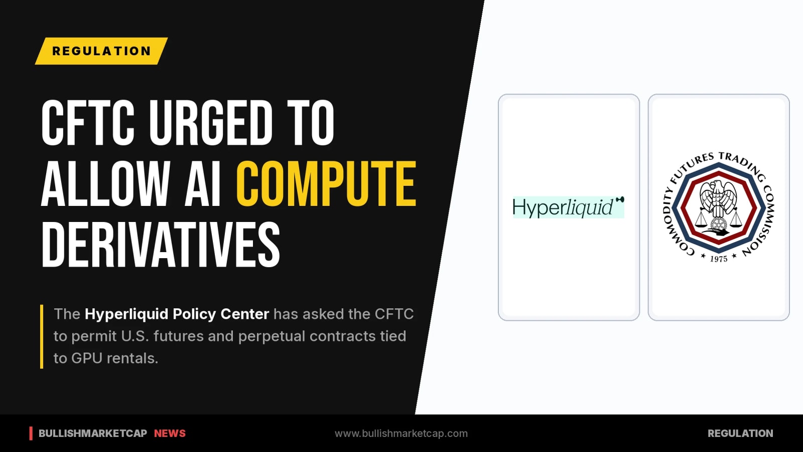 Hyperliquid Policy Center Urges CFTC to Permit AI Compute Derivatives