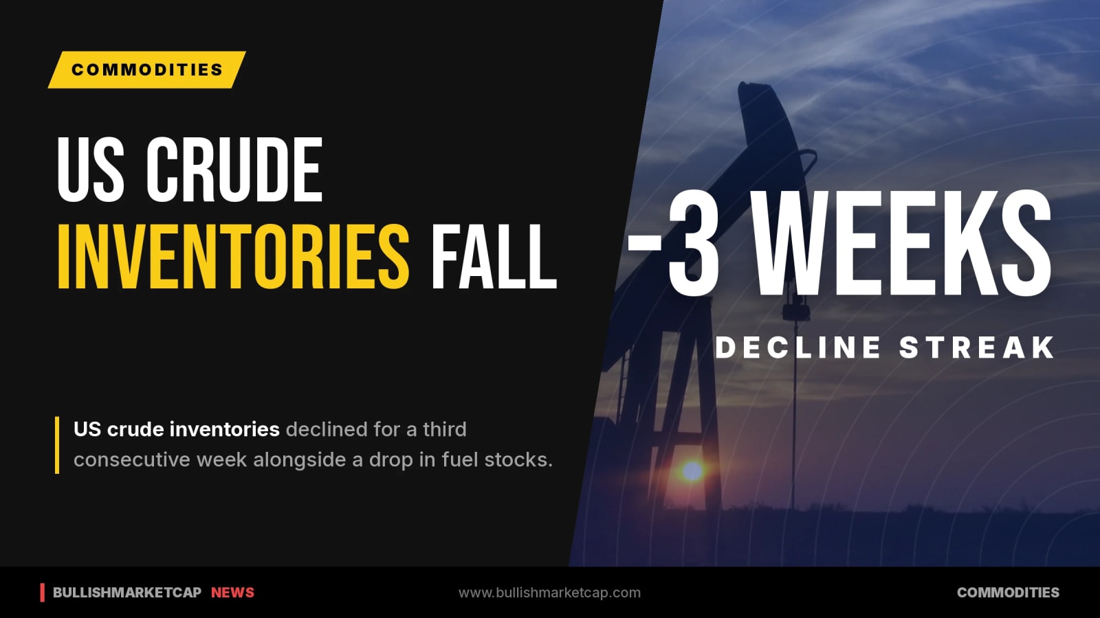 US Crude Inventories And Fuel Stocks Decline