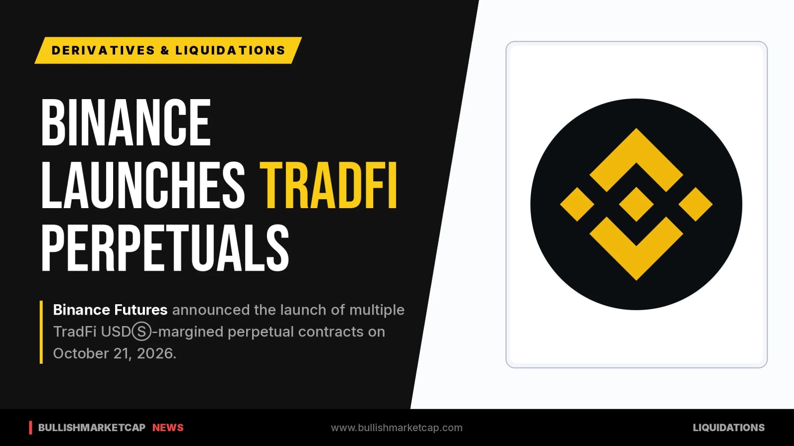 Binance Futures Expands With TradFi Perpetuals