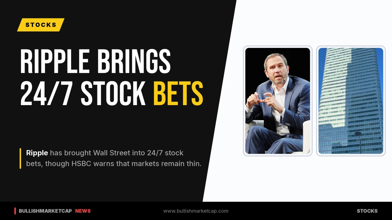 Ripple Brings Wall Street Into 24/7 Stock Bets