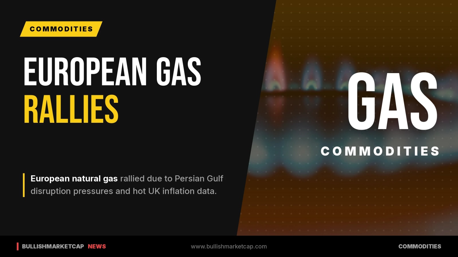 European Gas Rallies on Persian Gulf Disruption Pressure
