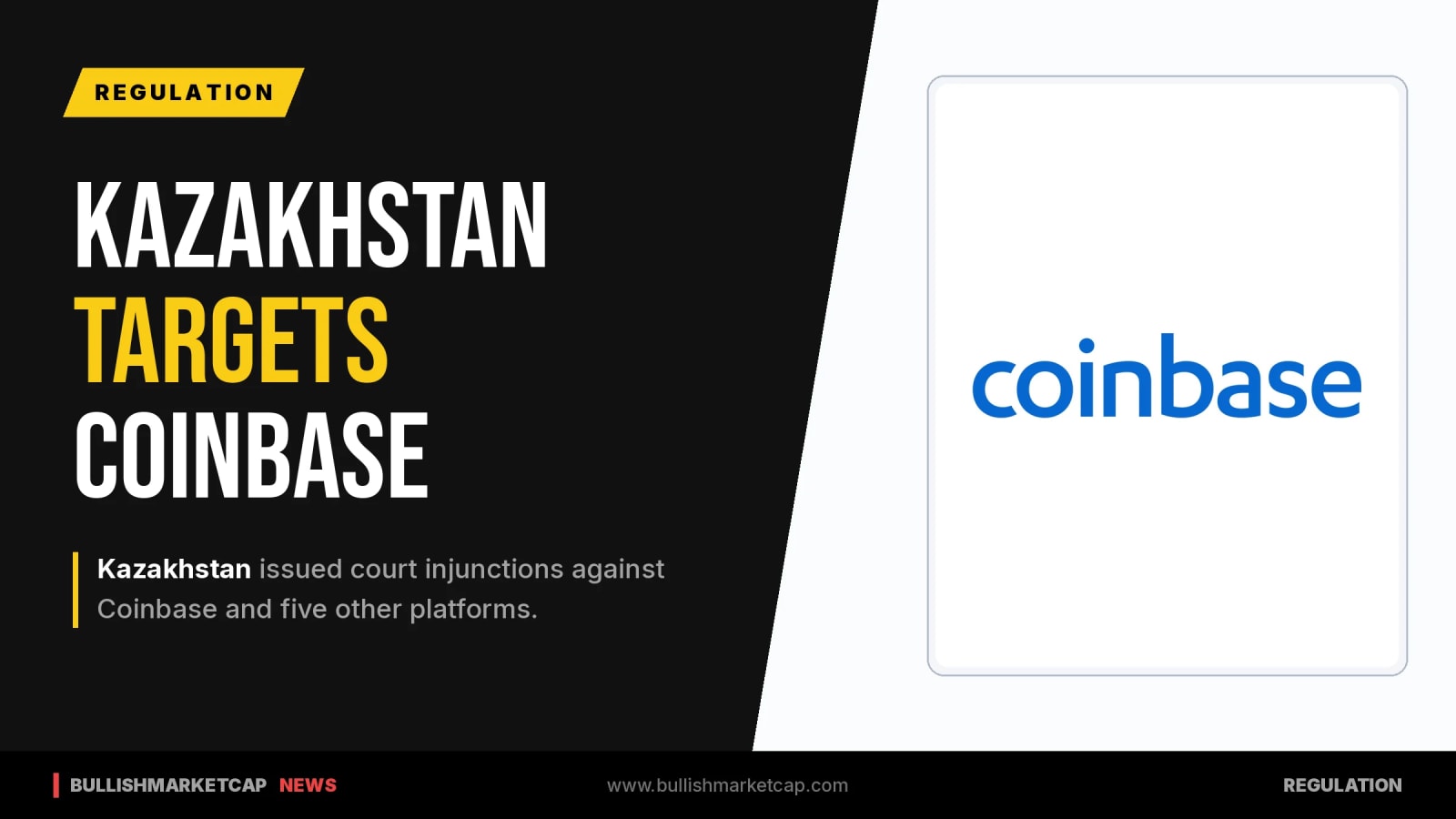 Kazakhstan Targets Coinbase and Five Crypto Platforms