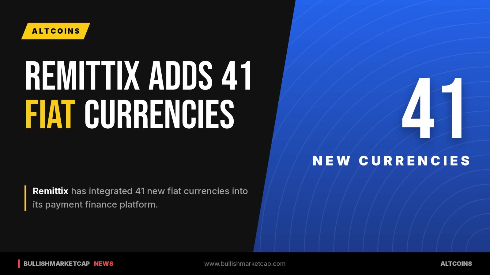 Remittix Integrates 41 New Fiat Currencies for PayFi