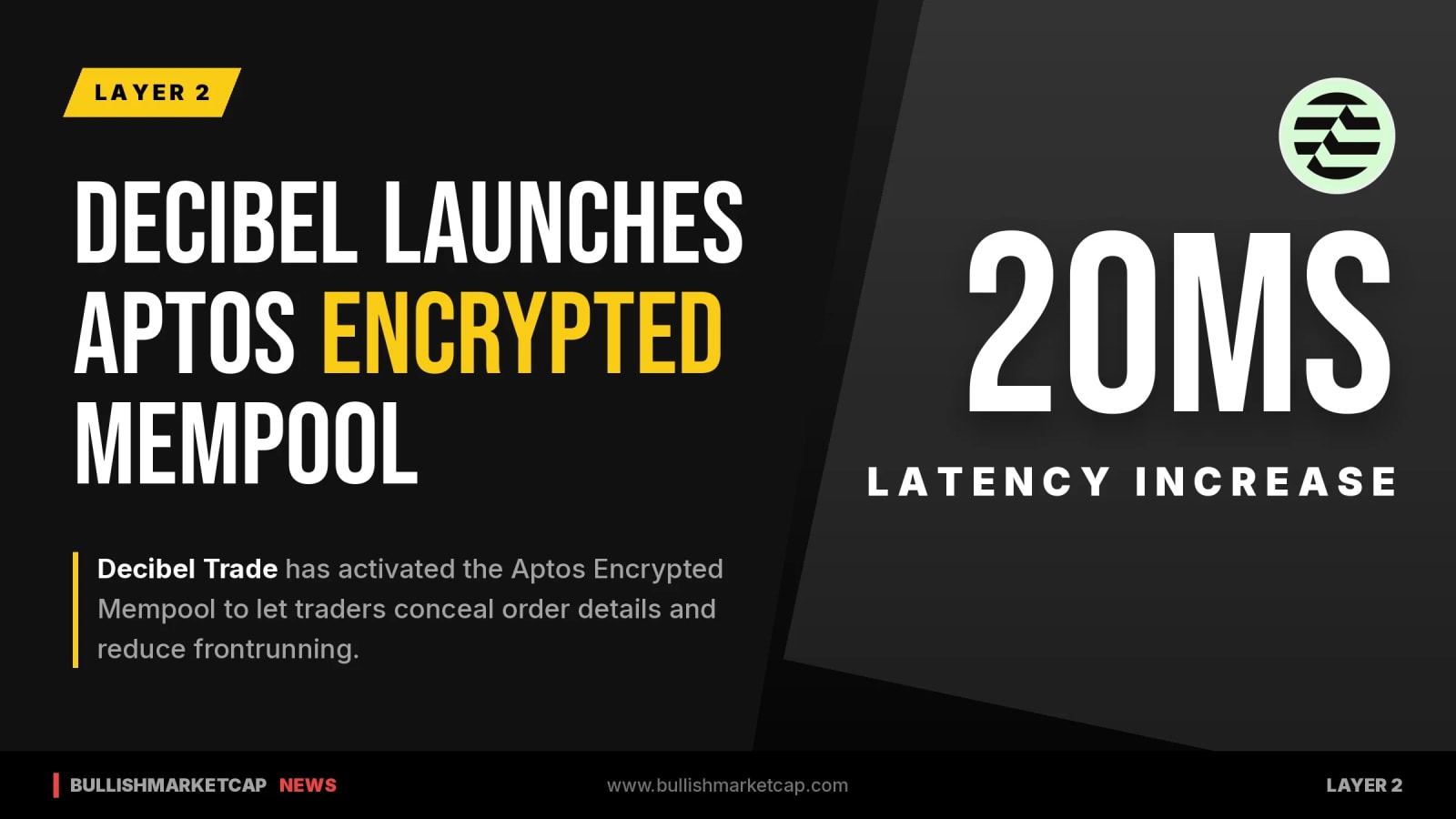 Decibel Activates Aptos Encrypted Mempool for Traders