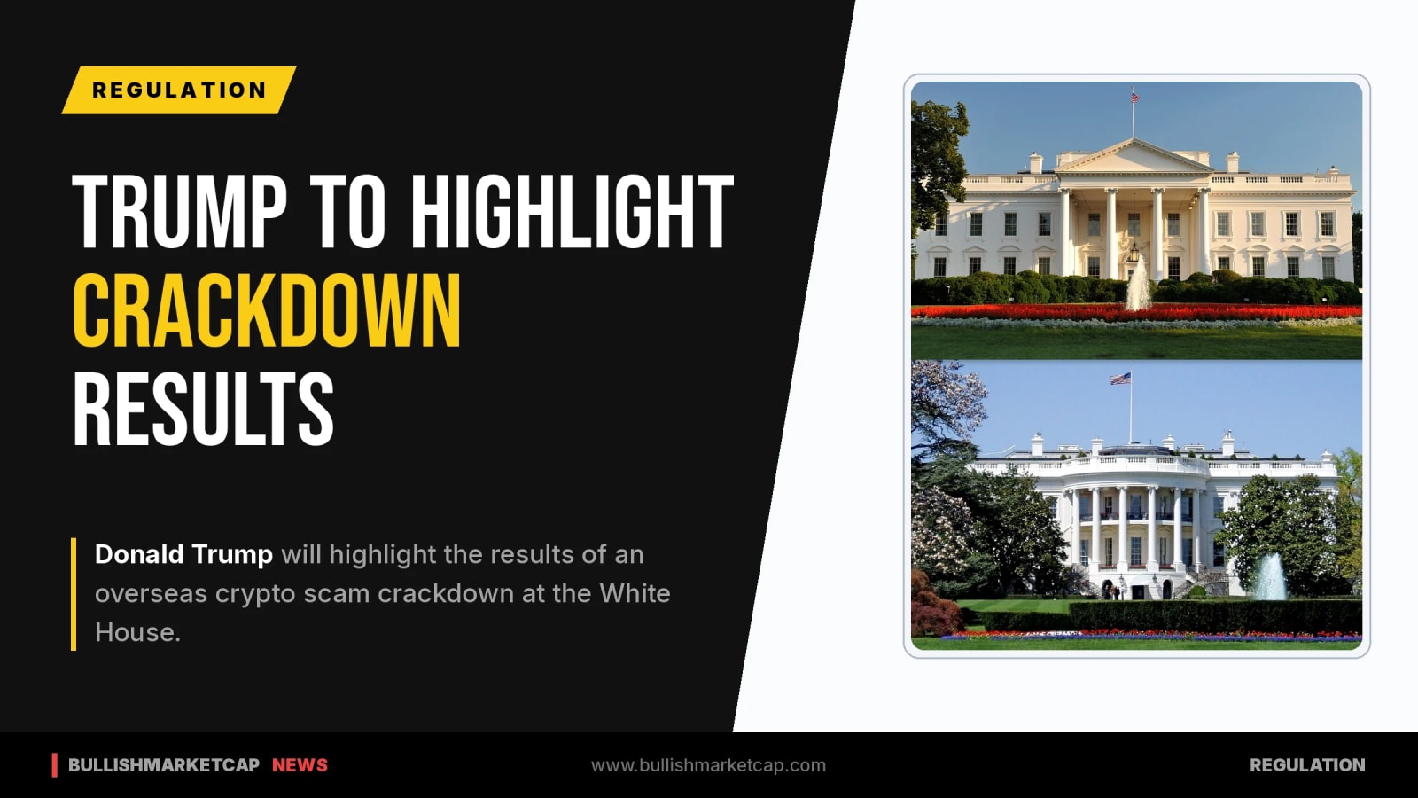 Trump To Highlight Crypto Scam Crackdown Results