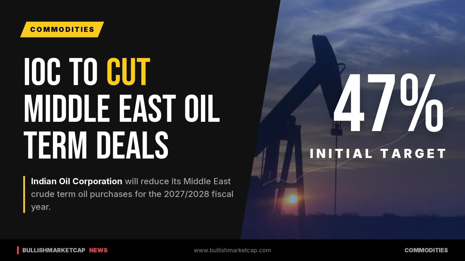 India Refiner to Reduce Middle East Term Oil Purchases