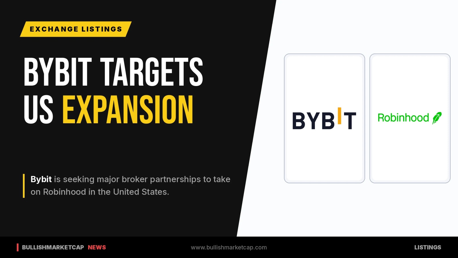 Bybit Targets U.S. Broker Partnerships to Challenge Robinhood