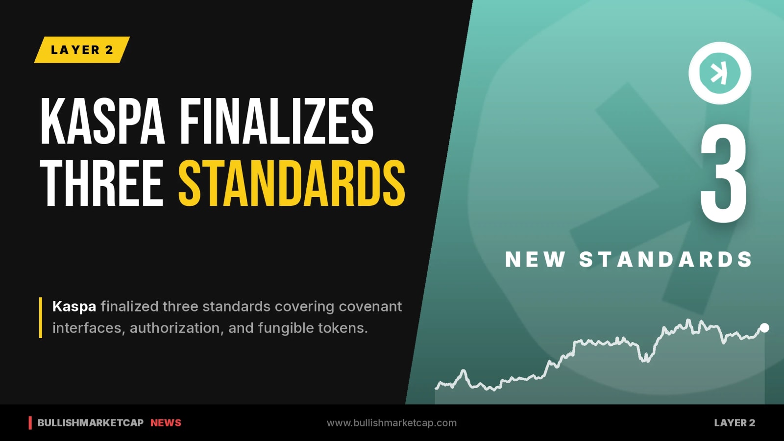 Kaspa Finalizes Three Standards for Native Tokens and Covenants