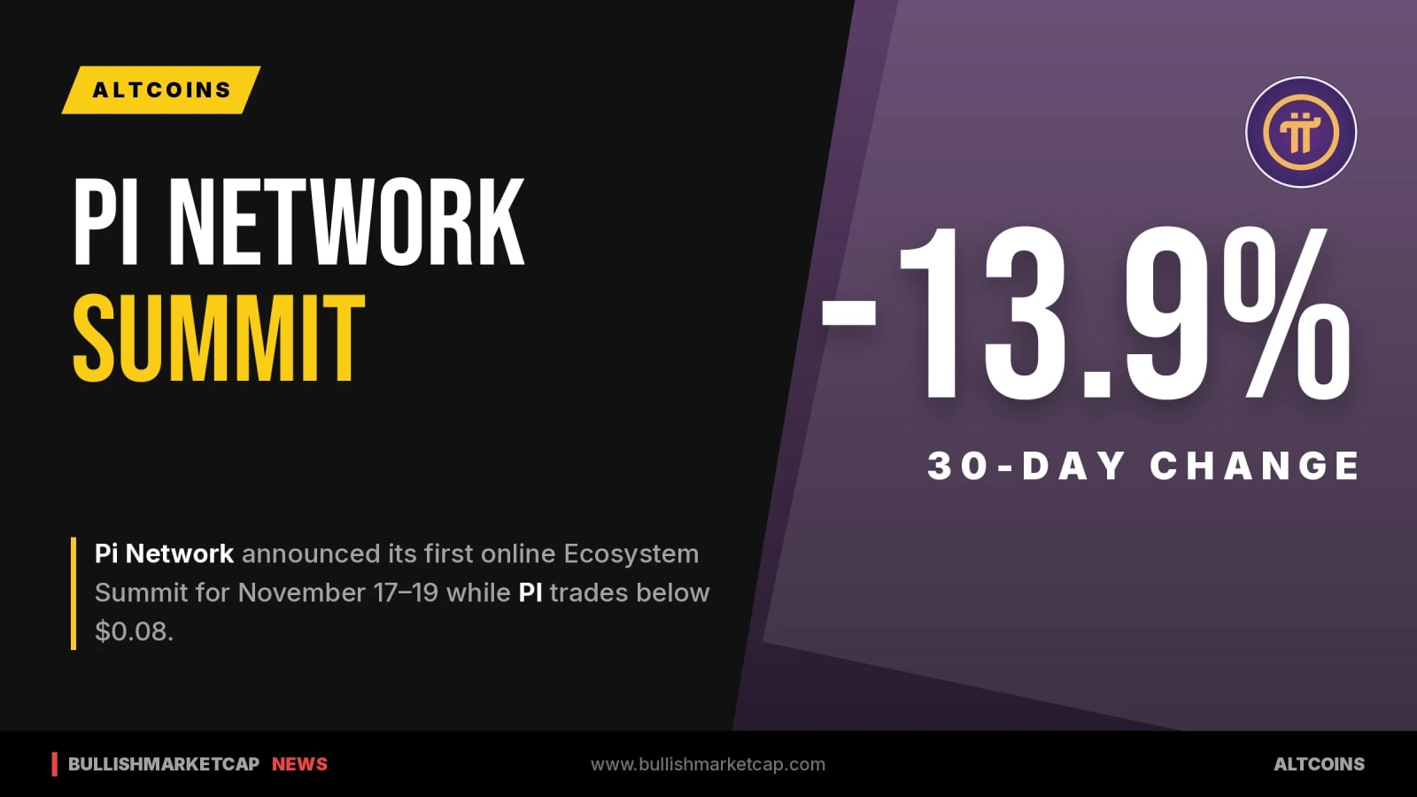 Pi Network Announces First Ecosystem Summit for November