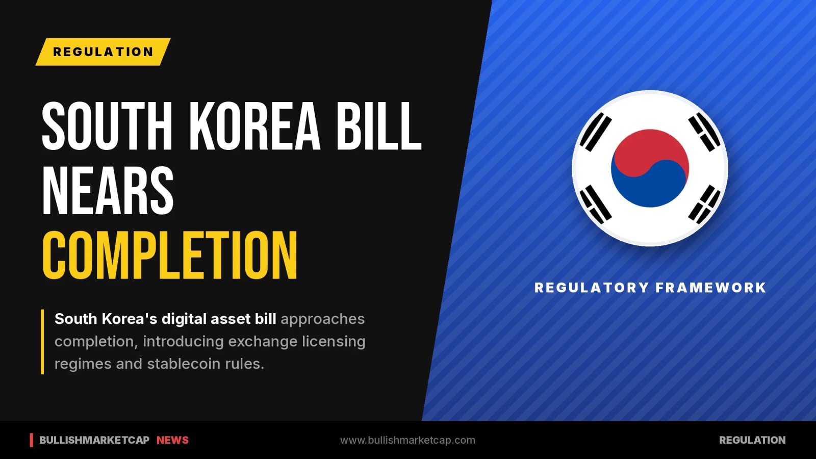South Korea Nears Completion of Digital Asset Bill