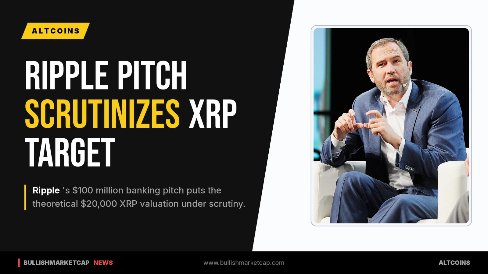 Ripple $100M Banking Pitch Questions $20,000 XRP Theory