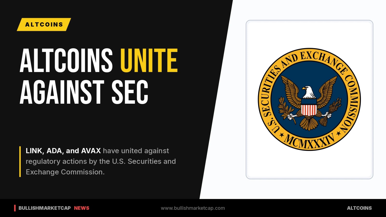 Chainlink, Cardano & Avalanche Face SEC Actions