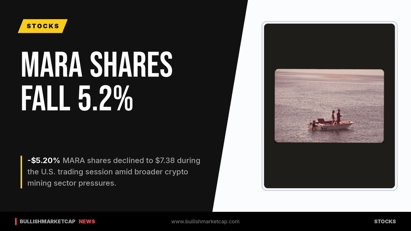 MARA Shares Slide 5.2% as Bitcoin Miners Face Headwinds