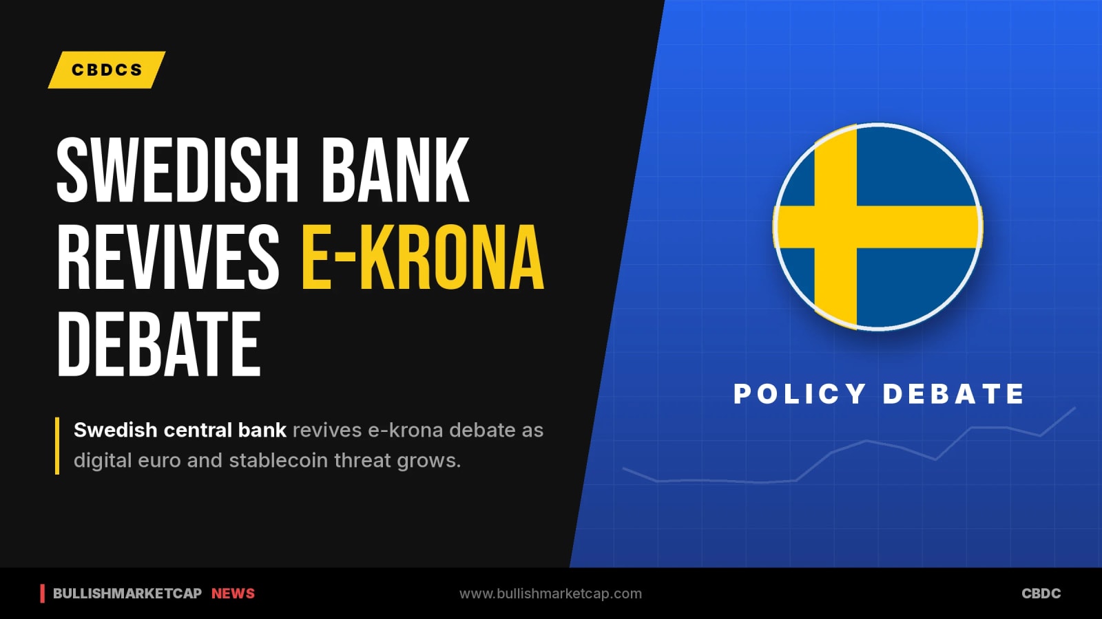 Swedish Central Bank Revives E-Krona Debate Amid Threats