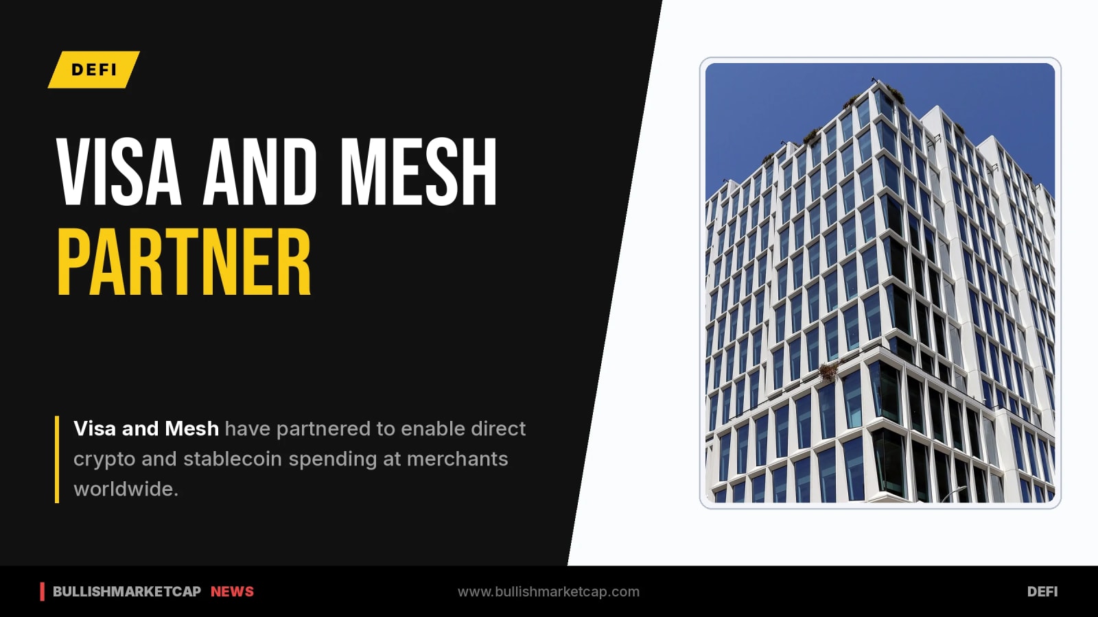 Visa And Mesh Partner For Direct Crypto Spending