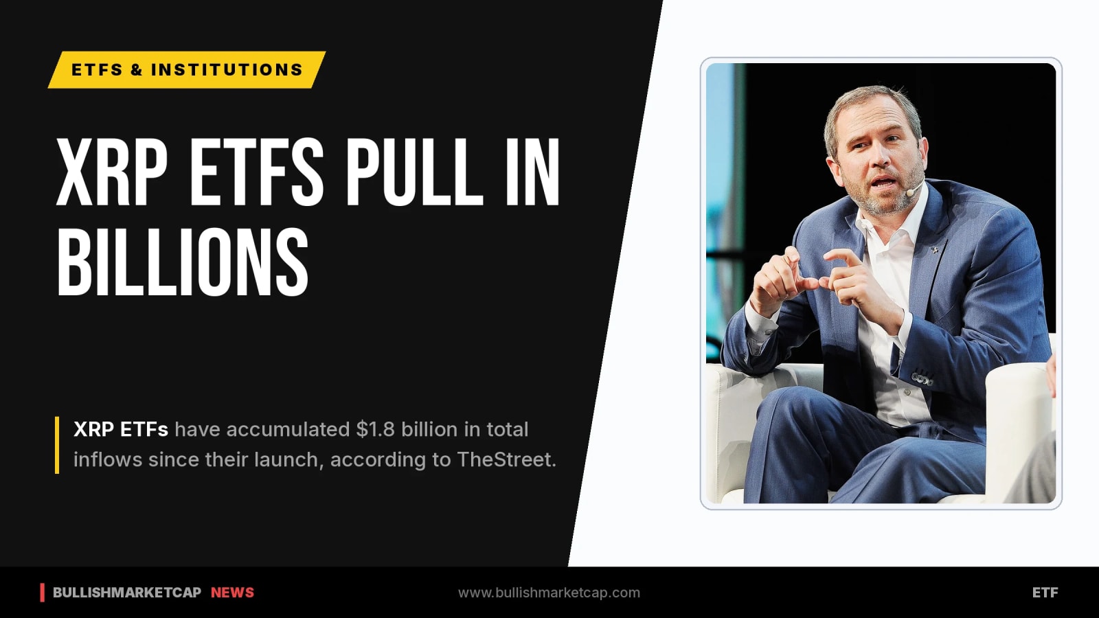 XRP ETFs Pull In $1.8 Billion Since Launch