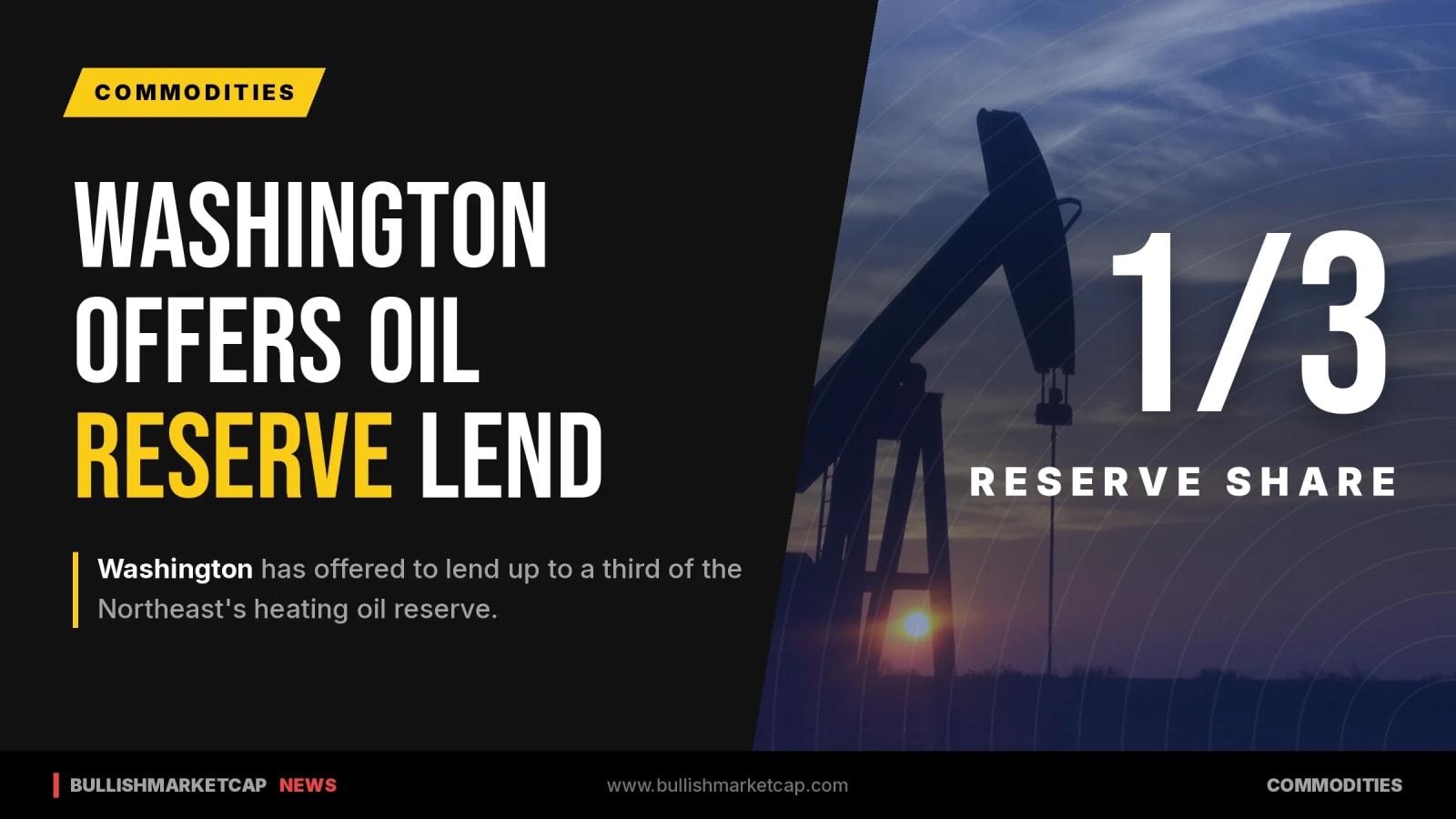 Washington Offers Northeast Heating Oil Reserve Lend