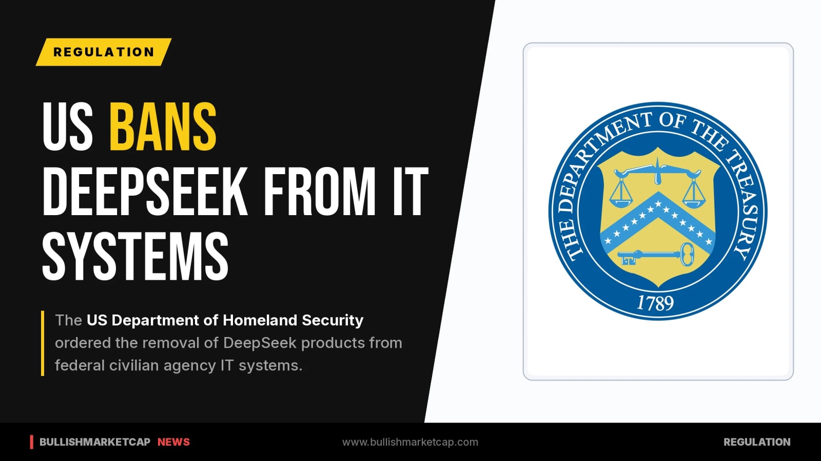 US Department of Homeland Security Bans DeepSeek From IT Systems