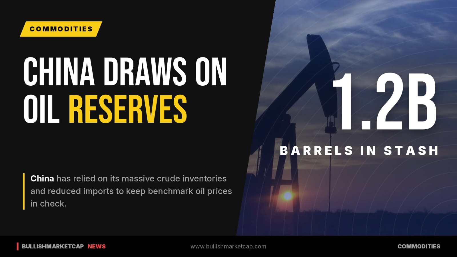 China Draws Down Oil Reserves to Limit Import Dependence