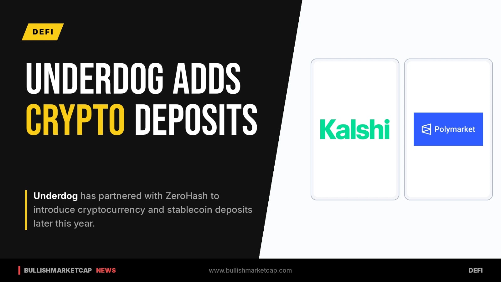 Underdog Taps ZeroHash for Crypto Deposits