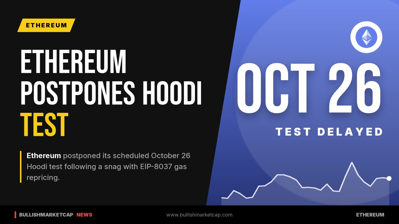 Ethereum Postpones Hoodi Test Over EIP-8037 Gas Repricing