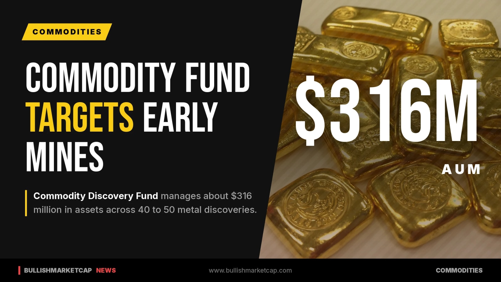 Commodity Discovery Fund Targets Early-Stage Mines