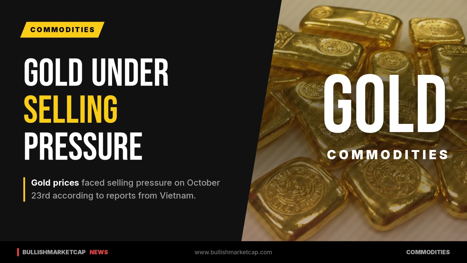 Gold Prices Face Selling Pressure Amid Market Developments